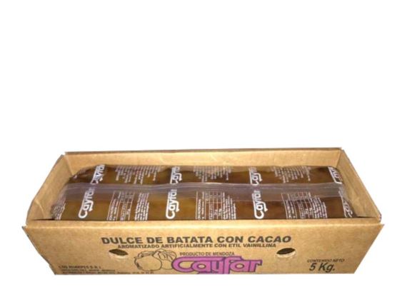 Dulce de Batata C/Chocolate Cayfar Cajon x 5kg