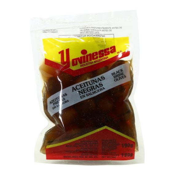 Aceitunas Negras Yovinessa x 130 gr.