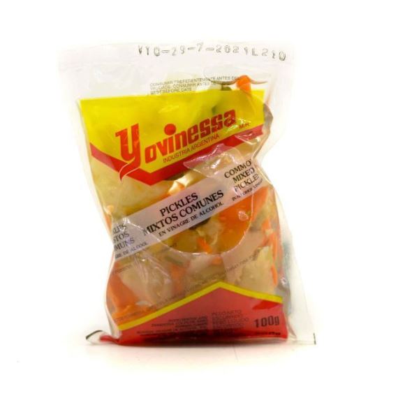 Pickles En Vinagre Yovinessa x 130 gr.