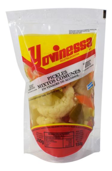Pickles En Vinagre Yovinessa x 250 gr.