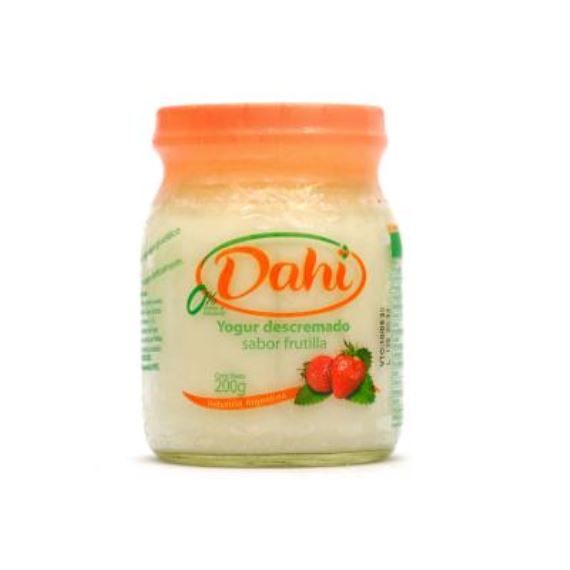 Yogur Dahi Frutilla descremado