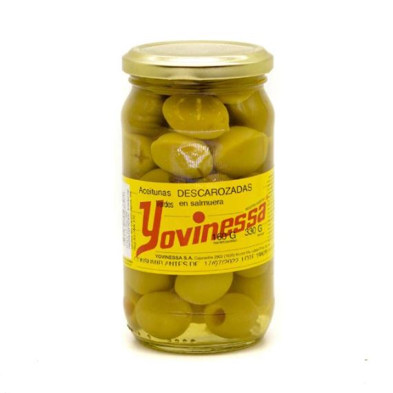 Aceitunas Verdes Descarozadas Yovinessa x 330 gr.