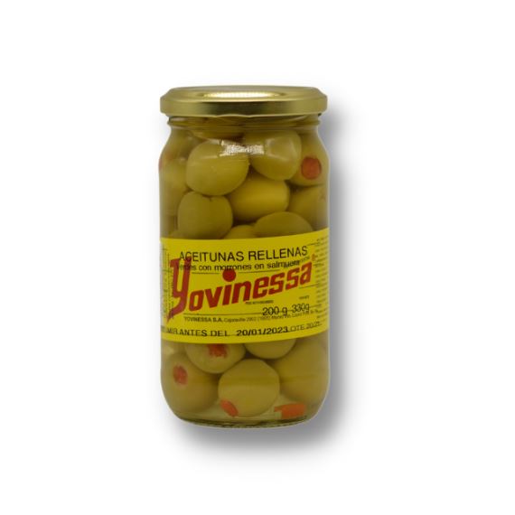 Aceitunas Verdes Rellenas Yovinessa x 330 gr.