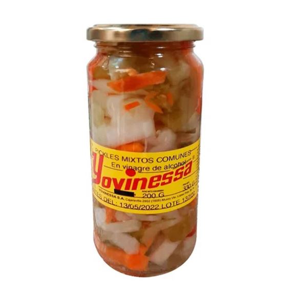 Pickles En Vinagre Yovinessa x 330 gr.