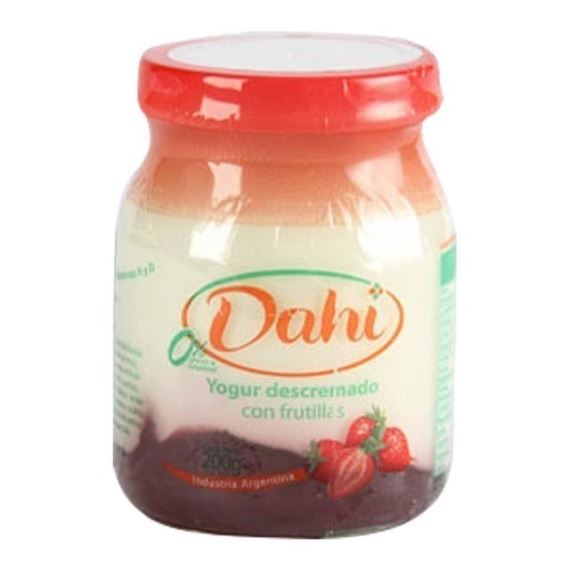 Yogur Dahi Frutilla C/pulpa descremado