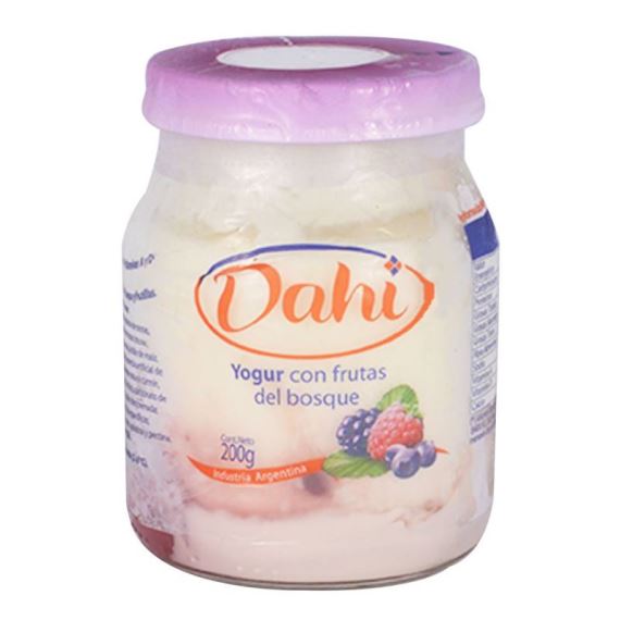 Yogur Dahi Frutos del Bosque C/pulpa
