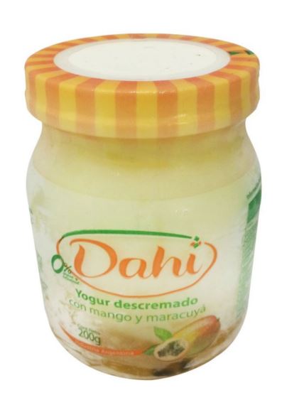 Yogur Dahi Mango - Maracuya C/pulpa descremado