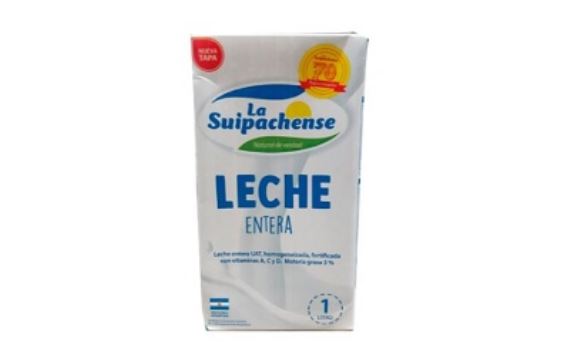 Leche Entera Larga Vida Suipachense