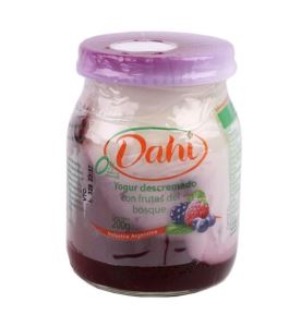 Yogur Dahi Frutos del Bosque C/pulpa descremado 