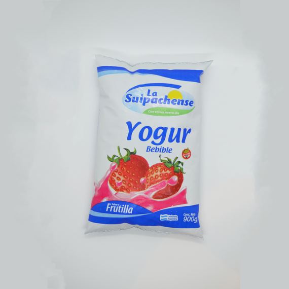Yogur Sachet Frutilla Suipachense 1Lt