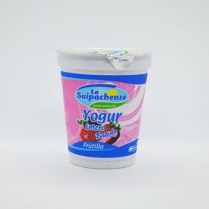 Yogur Suipachense sabor frutilla x 300 gr.