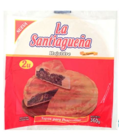 Tapas Pascualinas Hojaldradas La Santiagueña