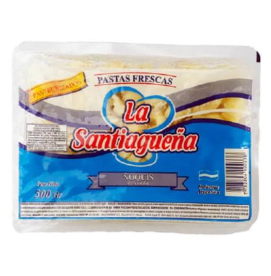 Ñoquis La Santiagueña x 500 gr.